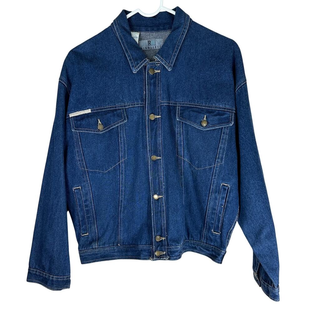 Vintage Rigolletto Men’s Denim Jacket XL Unisex Oversized Gorpcore Fit